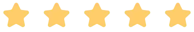 five stars in yellow